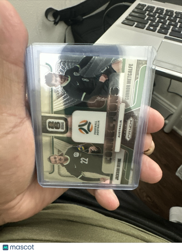 2026 Panini Prizm Connections Australia Jackson Irvine Connor Metcalfe Soccer Card #13