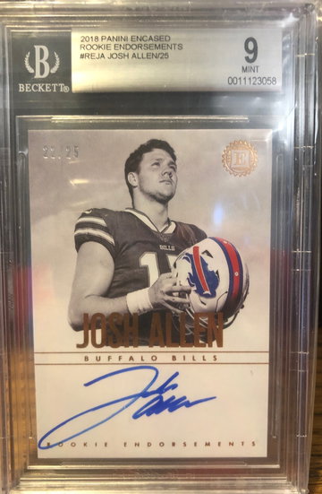 Josh Allen Encased rc auto (from HK)