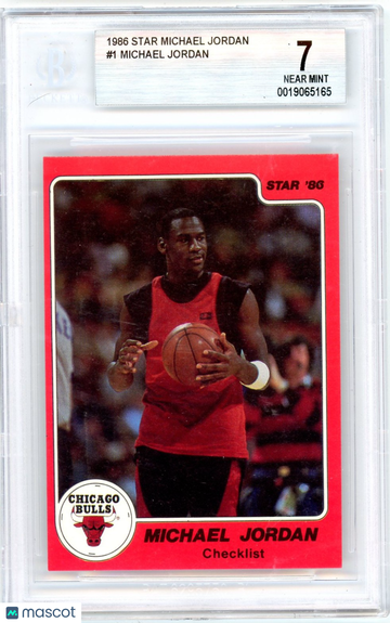 1986 Star Michael Jordan Michael Jordan #1 BGS 7