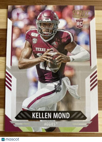 2021 Panini Score Kellen Mond Rookie #308 Texas A&M Minnesota Vikings RC