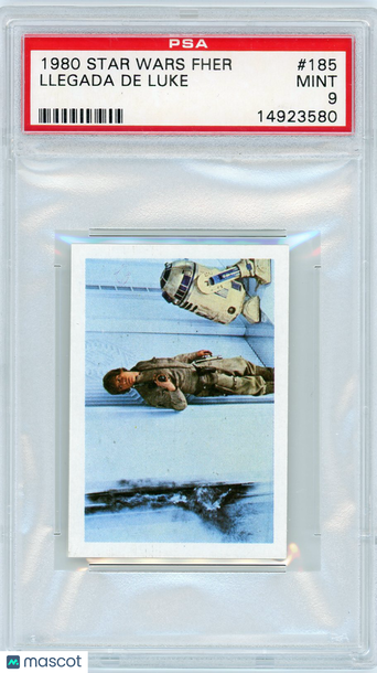 1980 Star Wars Fher Llegada De Luke #185 PSA 9