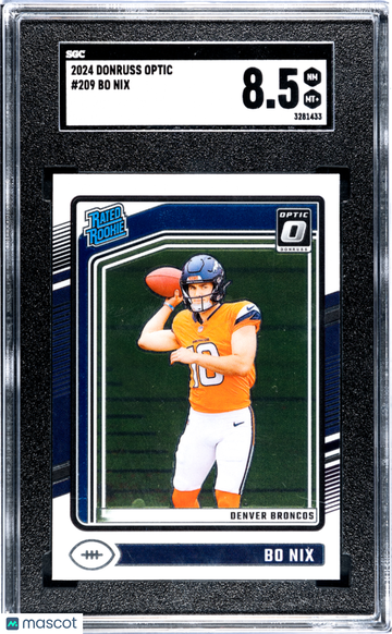 2024 Donruss Optic Bo Nix #209 SGC 8.5