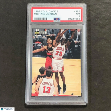 1997 Collector's Choice Michael Jordan #395 PSA 7