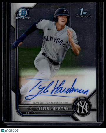 2022 Bowman Tyler Hardman #CPA-TH Chrome Prospects Autographs AU