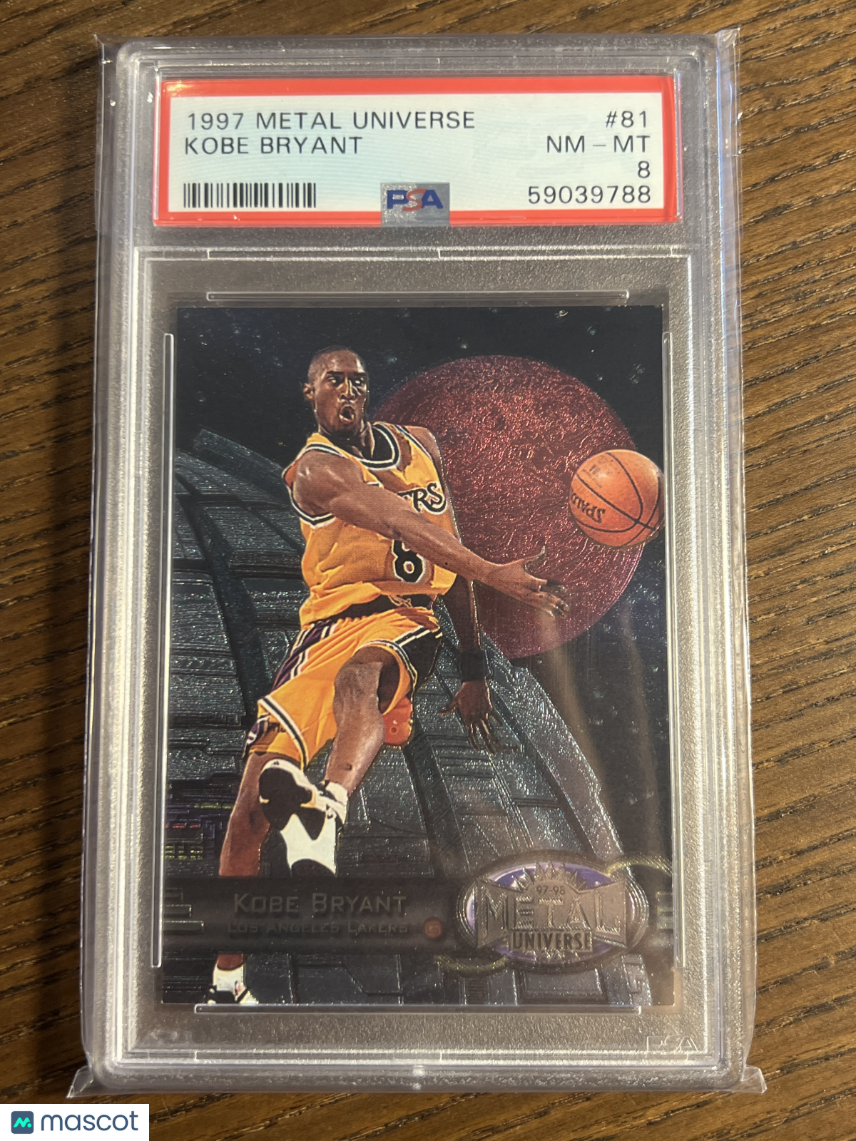 1997 Metal Universe Kobe Bryant Base #81 PSA 8 | Card Ladder
