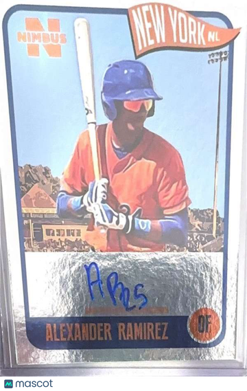 2020 Onyx Nimbus - Autographs Silver Alexander Ramirez #NAAL