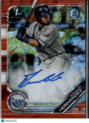 2019 Bowman Chrome Ronaldo Hernandez #CPA-RH Shimmer Refractor /25