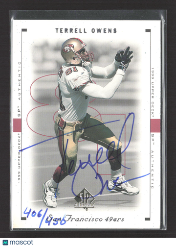 1999 Upper Deck SP Authentic Terrell Owens #77
