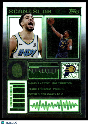 2025-26 Topps Tyrese Haliburton #SS-18 Scan and Slam