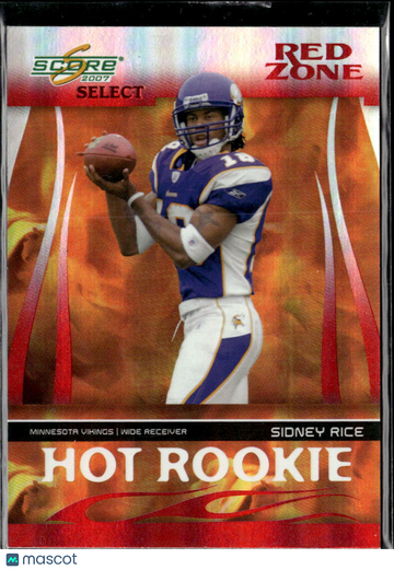 Sidney Rice 2007 Score Select Red Zone /25 Minnesota Vikings
