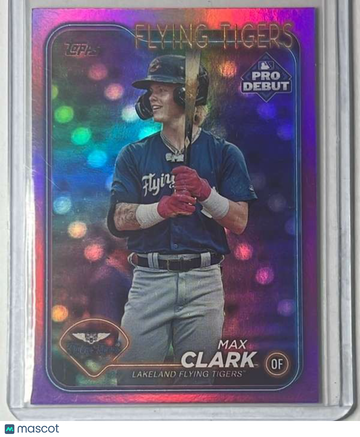 2024 Topps Pro Debut - Fuchsia Foil Max Clark #PD-141
