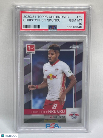 2020 Topps Chrome Bundesliga Christopher Nkunku #59 PSA 10