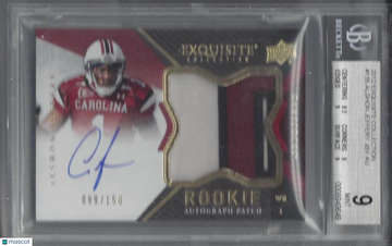 2012 Exquisite Collection Alshon Jeffery JSY #135 BGS 9 Auto 10