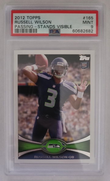 2012 Topps Russell Wilson RC (Passing-Stands Visible) - PSA 9 MINT