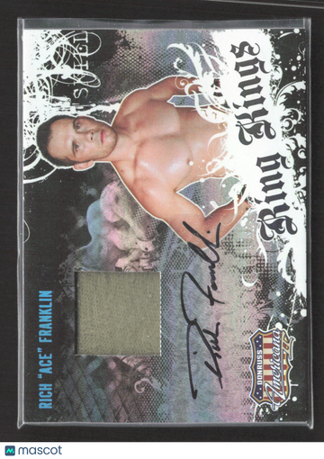 2008 Donruss Americana II Ring Kings Rich Franklin #RK-RF /500 Authentic Autograph Memorabilia