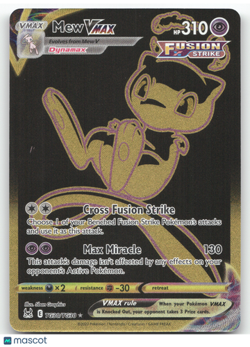 2022 Lost Origin Mew VMAX Rare #TG30/TG30