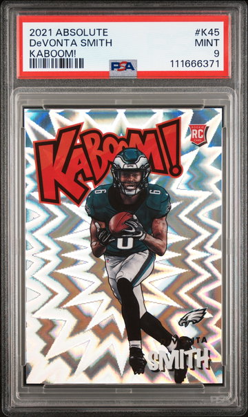 2021 Absolute Kaboom! Devonta Smith #K45 PSA 9