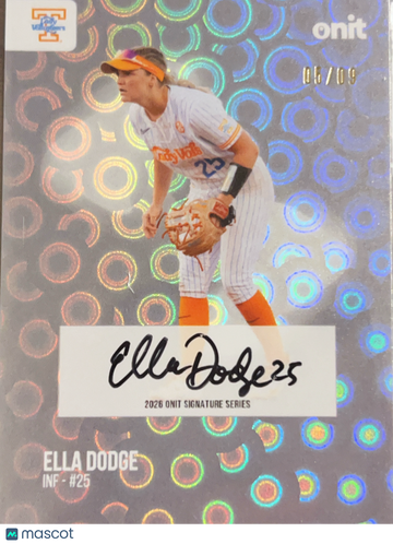 2025 ONIT Signature Series Ella Dodge #S-3 Holo Circles /09