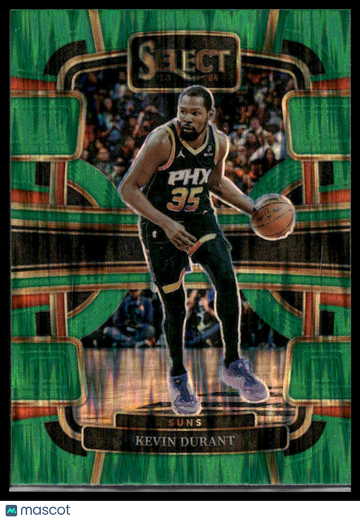 2023-24 Panini Select Kevin Durant #2 Green Shock Prizms