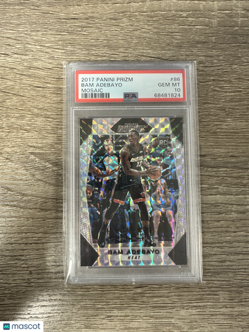 2017 Panini Prizm Mosaic Bam Adebayo #86 PSA 10