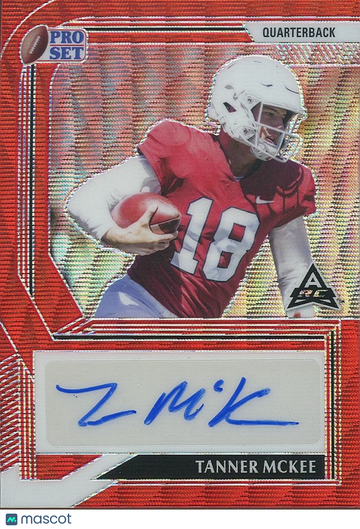 Tanner McKee 2022 Rookie Auto Leaf