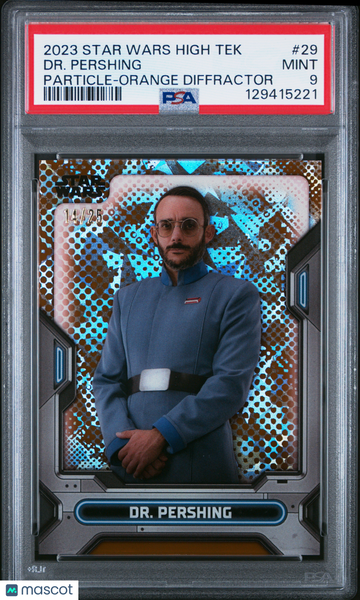 2023 Topps Star Wars High Tek DR. Pershing #29 PSA 9