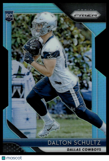 2018 Panini Prizm Dalton Schultz #277 Prizm Light Blue SN RC