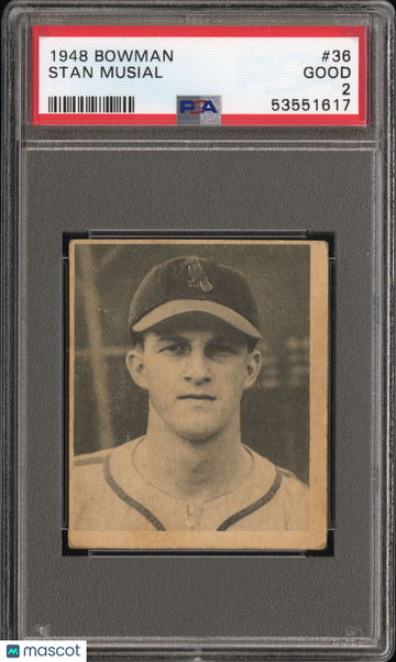 1948 Bowman Stan Musial #36 PSA 2