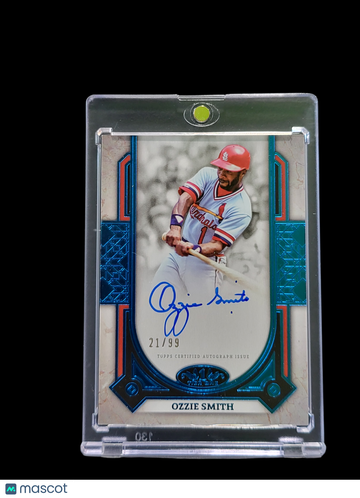 2024 Topps Tier One Ozzie Smith #PPA-OS /99 Topps Certified Prime Performers Autographed Card