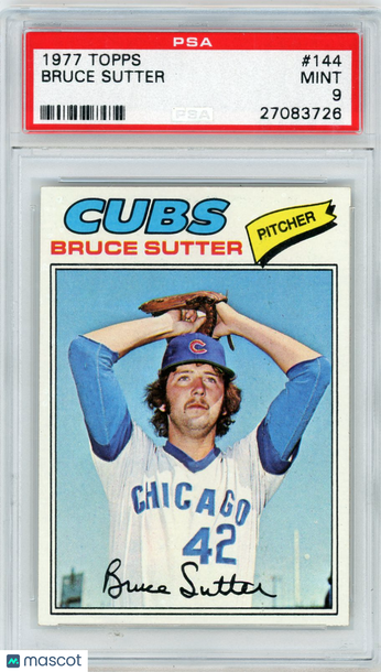 1977 Topps Bruce Sutter #144 PSA 9