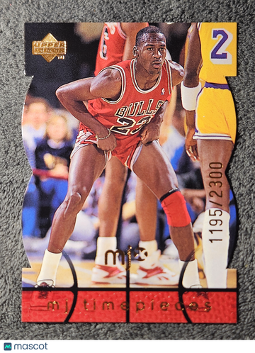 1998 Upper Deck MJ Timeline MJ Timelines Timepieces #23 Michael Jordan /2300