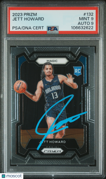 2023 Panini Prizm Jett Howard #132 PSA 9 Auto 9