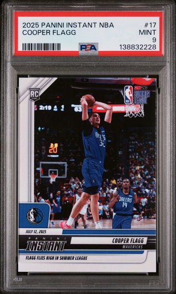 2025 Panini Instant NBA Cooper Flagg #17 /5310 PSA 9