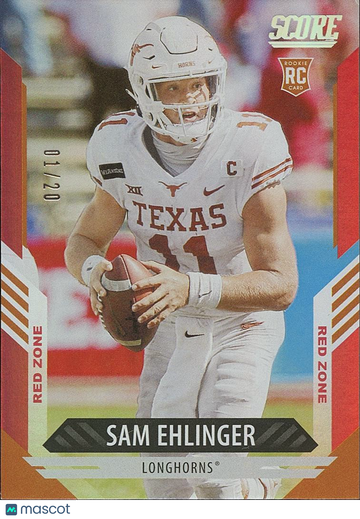 2021 Score Sam Ehlinger #362 Rookie Score