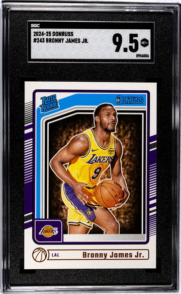 2024-25 Donruss #243 Bronny James Jr. SGC 9.5
