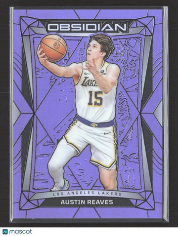 2024 Panini Obsidian Austin Reaves #115 Purple
