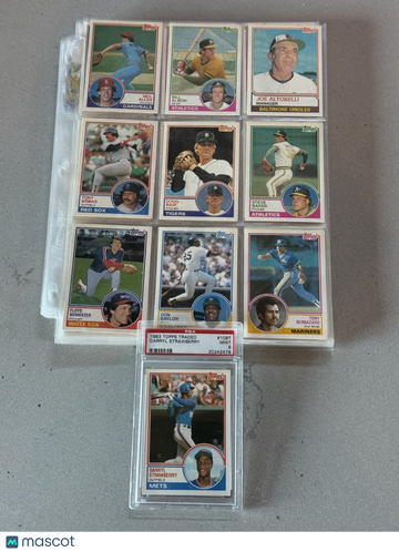 1983 Topps Traded Set w/ Strawberry PSA 9 #1-132 Base Set