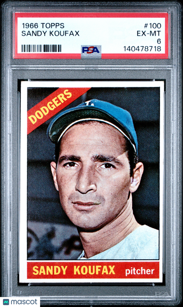 1966 Topps Sandy Koufax #100 PSA 6