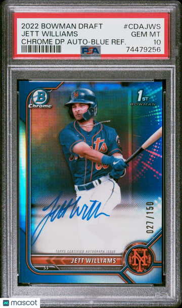 2022 Jett Williams #CDAJWS /150 PSA 10