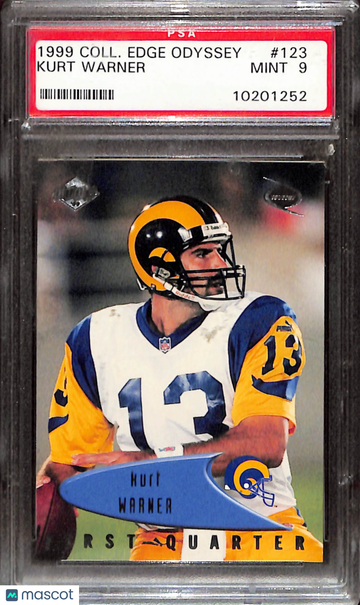 1999 Collector's Edge Odyssey Kurt Warner #123 PSA 9