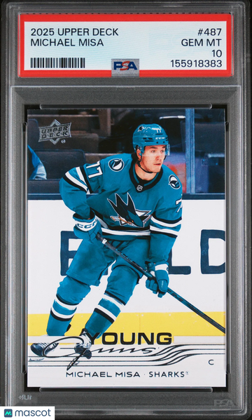 2025 Upper Deck Michael Misa #487 PSA 10