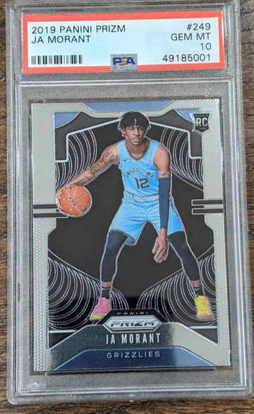 Ja Morant 2019 Prizm #249 PSA 10