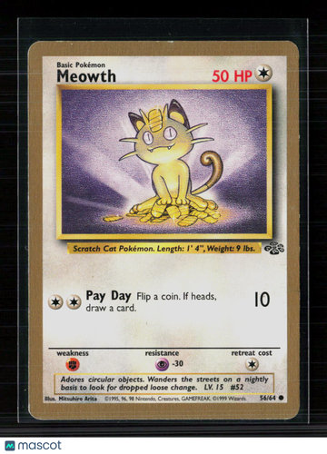 1999 Jungle Meowth #56/64