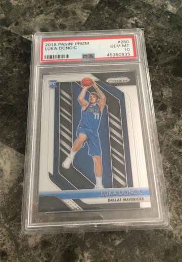 2018 Prizm Luka Doncic PSA10 RC