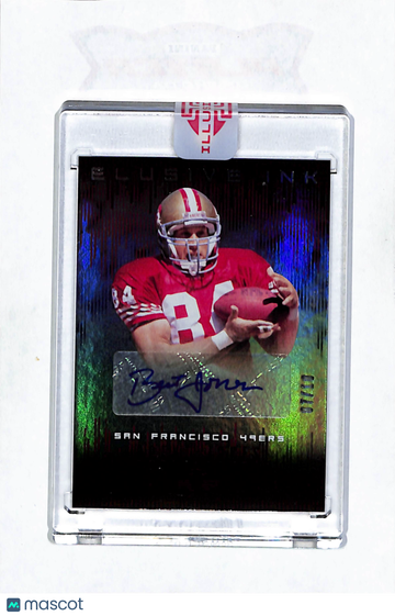 2018 Panini Illusions Elusive Ink Brent Jones #EI-BJ /10
