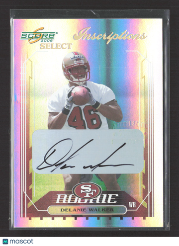 2006 Score Select Inscriptions Delanie Walker #426