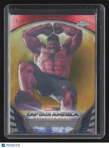 2025 Topps Chrome Captain America: Brave New World 18/50 #BNW-6