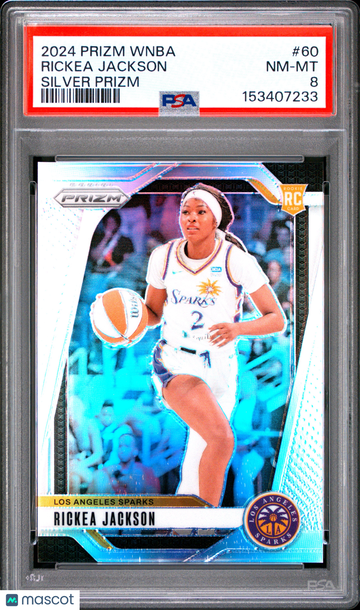 2024 Panini Prizm WNBA Rickea Jackson #60 PSA 8