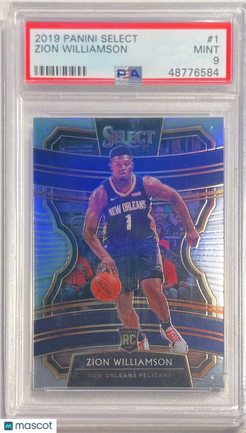 2019 Panini Select Zion Williamson #1 PSA 9