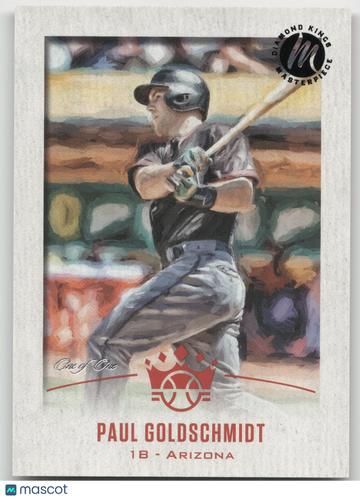 2019 Panini Diamond Kings Paul Goldschmidt #DK02-PG Masterpiece /1